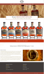 Oregon Spirit Distillers website